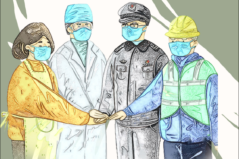 手繪長圖|甘肅戰(zhàn)“疫”故事，“硬核”之下的溫情