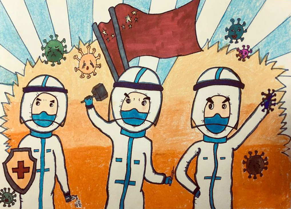 “疫情當(dāng)前，孩子們有‘畫’說”作品展播（三十九）