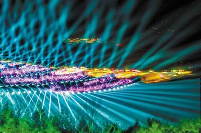 蘭山每晚都有炫酷燈光秀 你想看嗎？