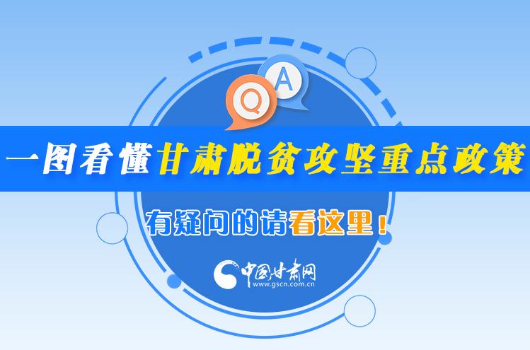 一圖看懂甘肅脫貧攻堅(jiān)重點(diǎn)政策，有疑問(wèn)的請(qǐng)看這里！