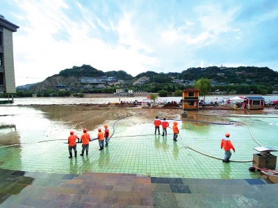 黃河風(fēng)情線(xiàn)清淤進(jìn)入收尾階段