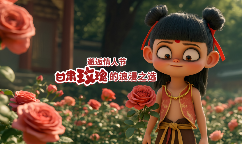AI視頻 | 邂逅情人節(jié)，甘肅玫瑰的浪漫之選