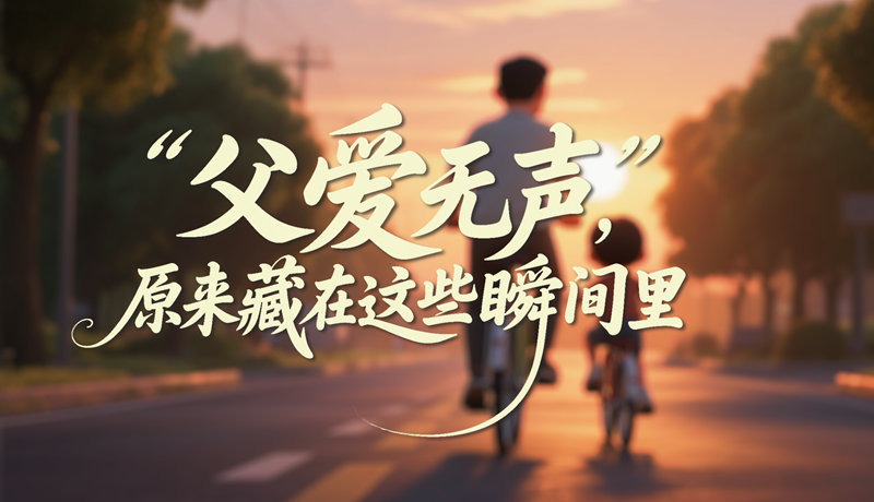 AI視頻|父愛(ài)無(wú)聲，原來(lái)藏在這些瞬間里